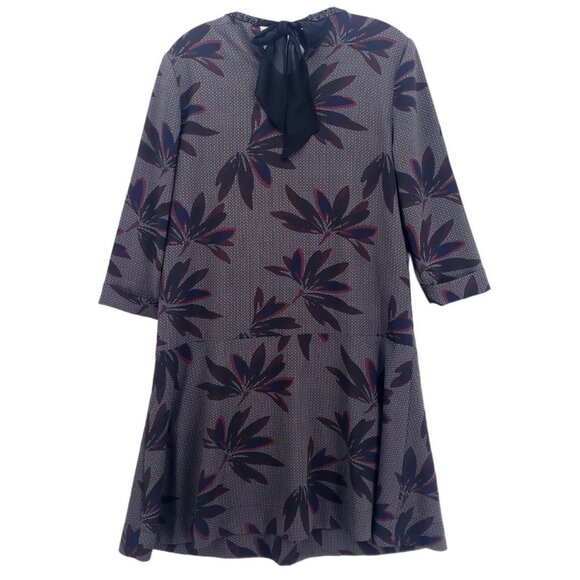 Essentiel Antwerp Gray Floral Dress Beaded - Picture 3 of 9